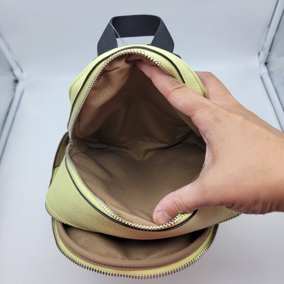Coach Mini Court Backpack C8603 Pale Lime - Picture 6 of 9